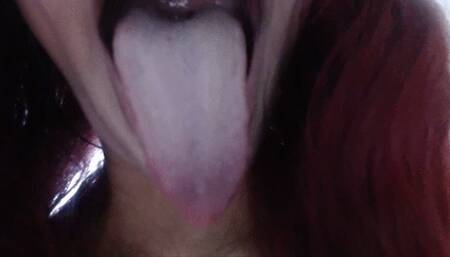 How Long is my tongue? watch it stretch