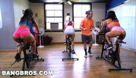 BANGBROS - Curvy Latina Rose Monroe Fucked in Spin Class by Brick Danger