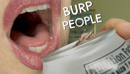 Burp People for Giantess Vore