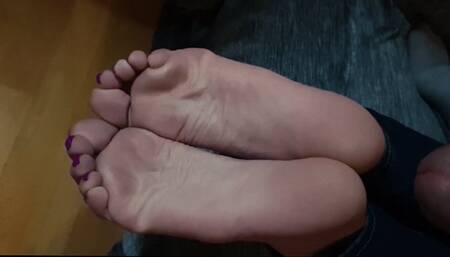 Great footjob cumshots compilation part 4