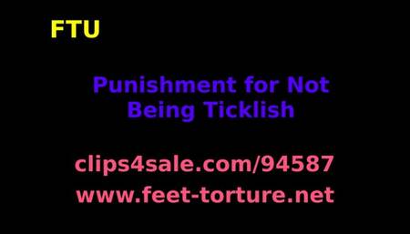 Punishment for Not Being Ticklish part I: Tickle test