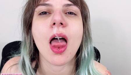 nose fingering + boorgers and snot eating