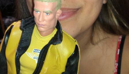 Meeting with my wet tongue