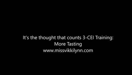 It's the thought that counts 3-CEI Training-with MistressVictoria