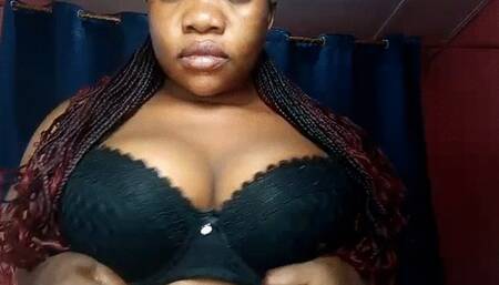 Holy Church Girl Fare Angle’s Big Boobies in Black Brassiere