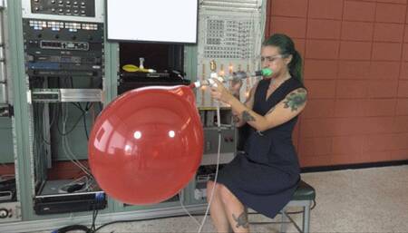 Mia Blows a BSA 17-inch Balloon to Bursting (MP4 - 1080p)