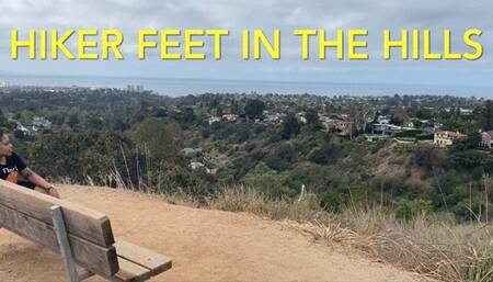 Hiker Feet in the Hills