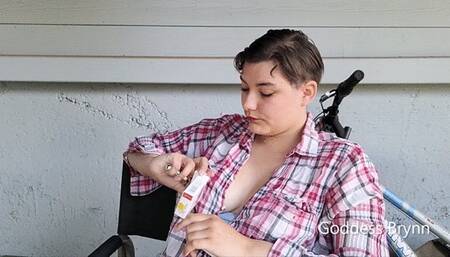 Sit With Step-Mommy While She Smokes