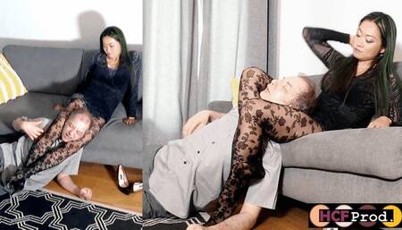 AMRITA's Slaves DON'T decide! (p1 HEADSCISSORS) 480p