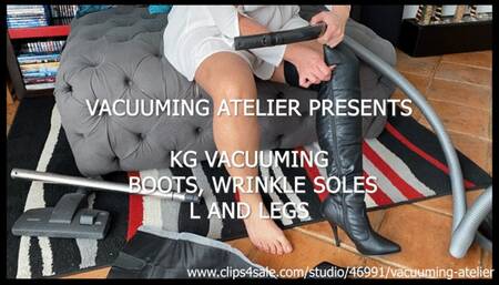 REQUEST: KG VACUUMING BOOTS, WRINKLED SOLES AND LEGS