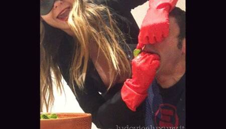 GORGING MY SKINNY SLAVE  PART 1 -CUSTOM VIDEO -MP4