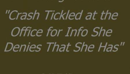 Crash Tickled at Her Desk by a Office Burglar - SQ