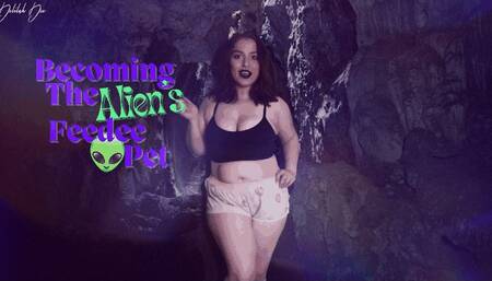 Becoming The Alien's Feedee Pet - POV Gets Stolen, Restrained and Fed To The MAX!!! - WMV