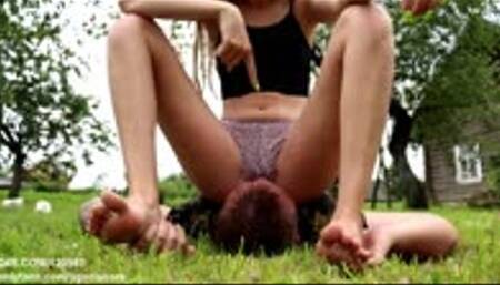 Taking His Breath On My Grandma's Ranch