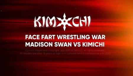 Face Fart Wrestling War - Kimichi vs Madison Swan SD