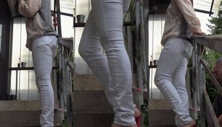 Trial and error - exploring my limits under Tanja's heels again - Cam 1