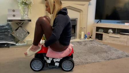 Part 2 Now running 18 Volts on 6 volt motor starts smoking ride on