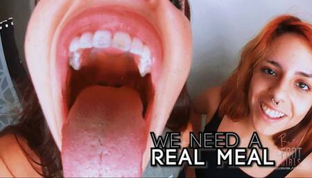 Karly & Catalina - We need a REAL Meal! - HD 1080p MP4