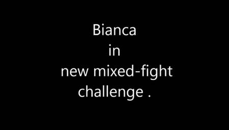 BIANCA BLANCE IN NEW MIXED-FIGHTING MATCH