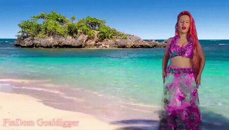 Tease and Denial on the beach