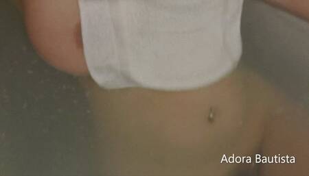 Sexy Solo Bath, Washing My Curves, Feet, and Hairy Pussy