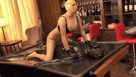 Horny Latex Mistress Fucks Her Vacuumed Slave With Gas Mask - Part 3 of 3 - Fuck The Dick