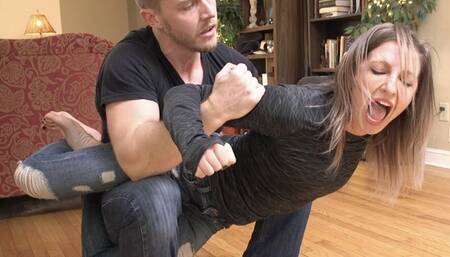 Husband Wife Wrestling Domination