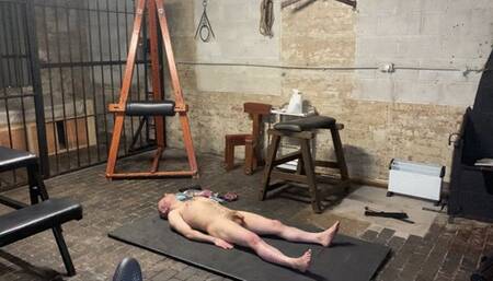 face sitting before the hot wax to the manhood