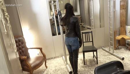 THE LEATHERTRIO: BOOT WORSHIPPING FRIENDS CHAIRTIED