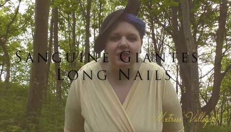 Sanguine Giantess' Long Nails