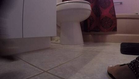 After church Sunday sundress and sandal TOILET FETISH