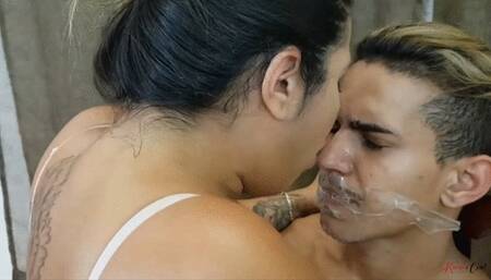 FEEL MY BAD BREATH IN THE FLAMED THROAT -- TOP MISTRESS VICTORIA DIAS - CLIP 3 IN FULL HD