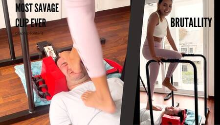 ENOLA - MOST SAVAGE FACE DEMOLITION - Super high face jump, extreme facebusting, face kicking, facestanding for minutes, face straight receive all my cruelty - GRAPHIC CONTENT- 26 min no cuts ( 720HD)