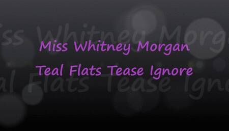 Whitney Morgan: Teal Flats Tease And Ignore