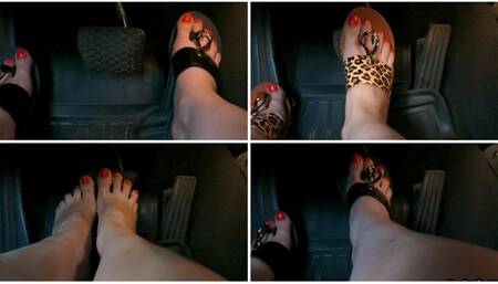 Fast driving and really hard braking in BMW 5 series G30