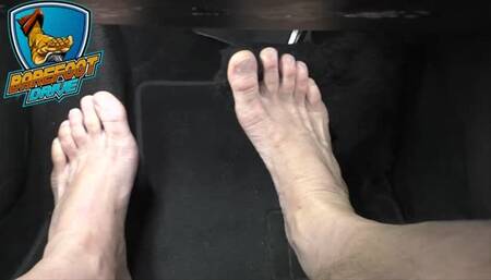 Driving barefoot on the Jersey Turnpike