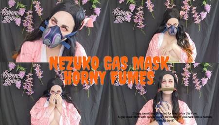 Nezuko Gas Mask Horny Fumes