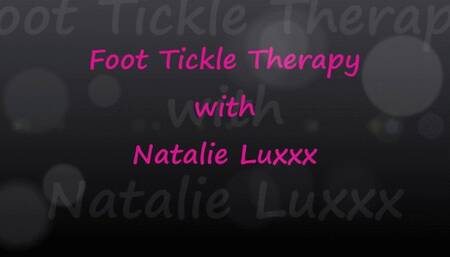 Foot Tickle Therapy with Natalie Luxxxurious