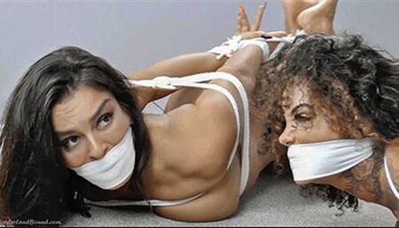 Latina & Phoenix in: They Couldn't Fight Their Way Out & the Tighter They Were Tied, the More 'Excitable' the Hot Nude Captives Became! (HD)