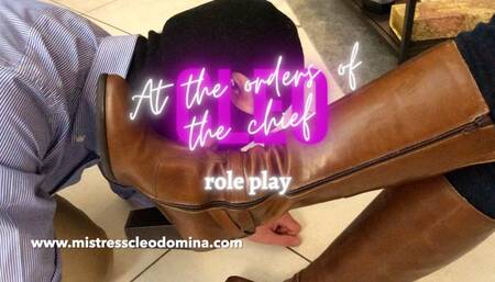 Cleo Domina - At the orders of the chief - role play
