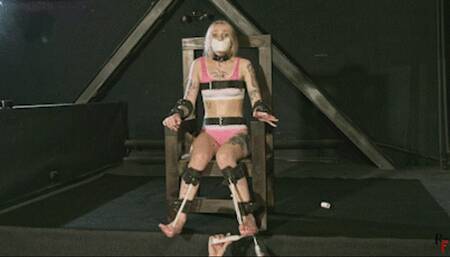Wild complex tickling for gagged Olivia fixed on the chair (HD 720p MP4)