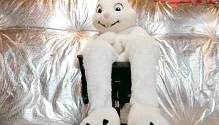 Easter Mascot Feet and Paw Play