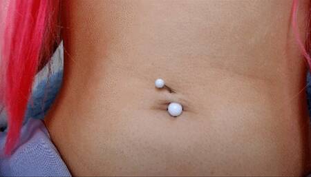 White Belly Rings Change (HD) WMV