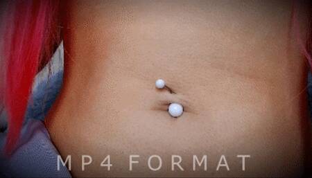 White Belly Rings Change (HD) MP4