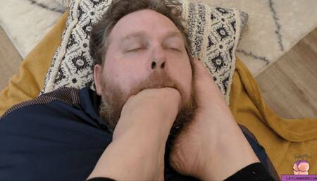 Size 11 Foot Worship, Deep Foot Gagging and Smothering For My Slave Randy, 4k