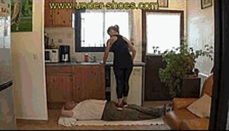 Miss Lou extreme Puma's face trample and cock and balls destruction ( BRUTAL VIDEO)