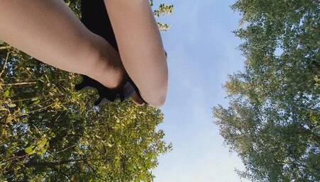 Giantess Trampling YOU With Beige Shoes WMV