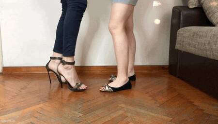 CLUMSY KYLIE INJURES NICKY’S BIG TOE - MP4 HD