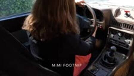 Mimi Desperately Pleads & Begs Porsche to Start in Sheer Black Nylons