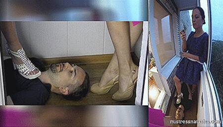 Attika Az and Bagira - Double Smoking on the Balcony (Full HD)